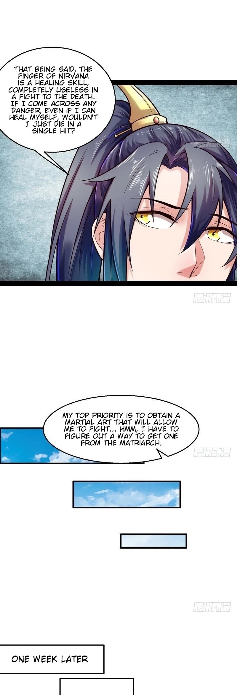 I'm an Evil God Chapter 11 page 5 - Chapter 11: Venerable Stable Lad From The Famous Autumn Mountain, Stop Right There!