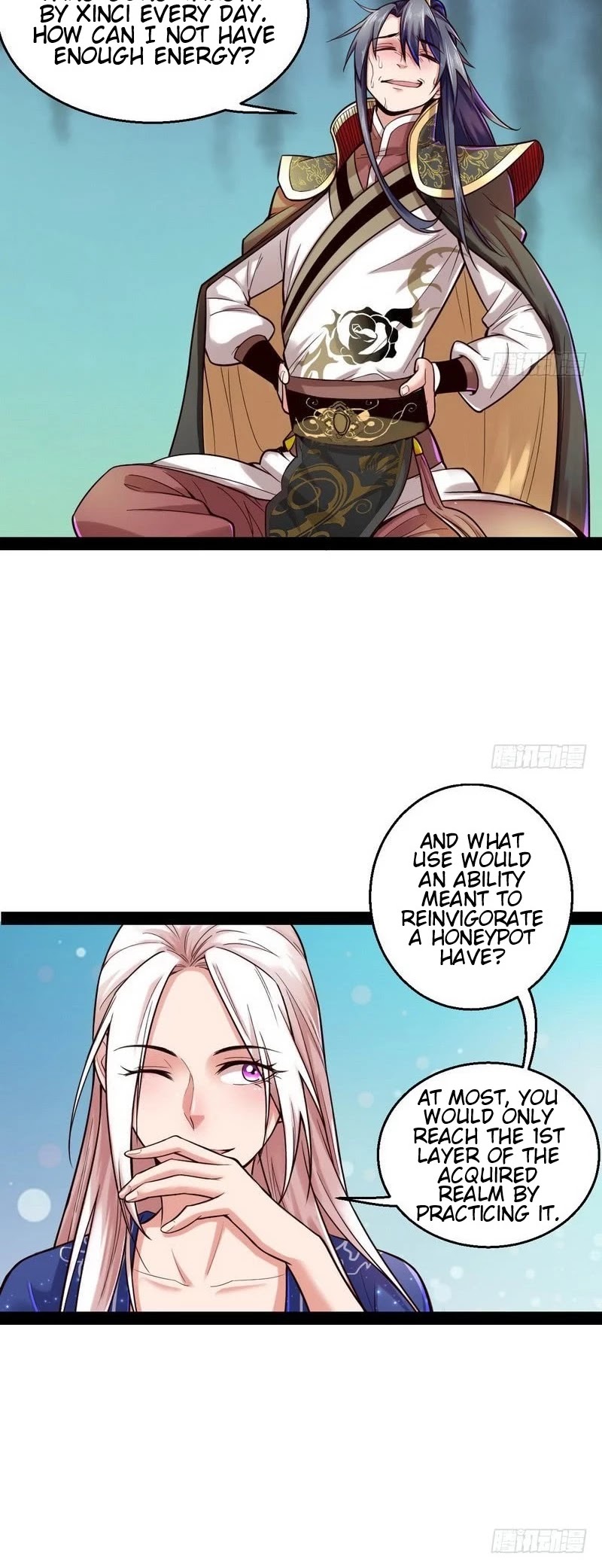 I'm an Evil God Chapter 11 page 8 - Chapter 11: Venerable Stable Lad From The Famous Autumn Mountain, Stop Right There!