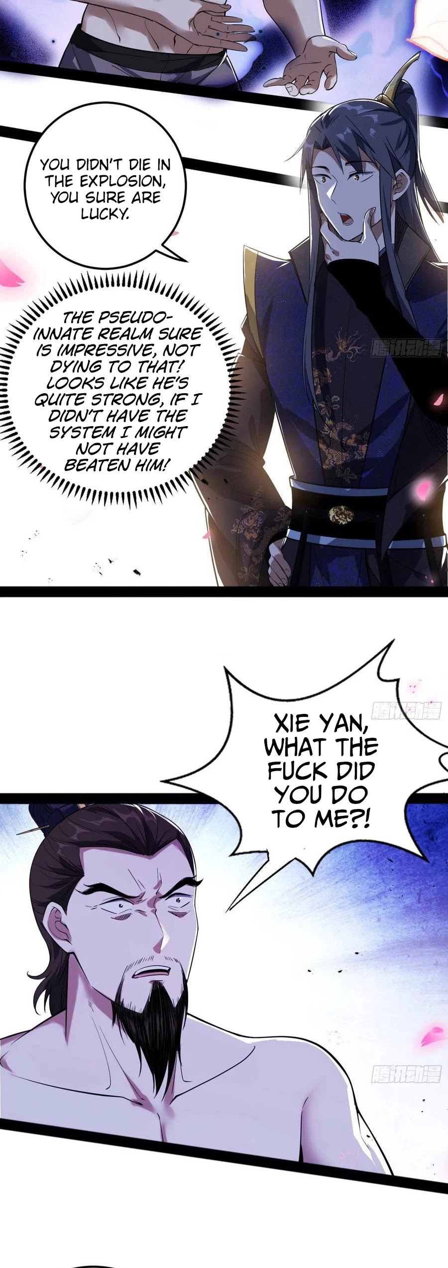 I'm an Evil God Chapter 112 page 19 - Chapter 112: I'll beat you up