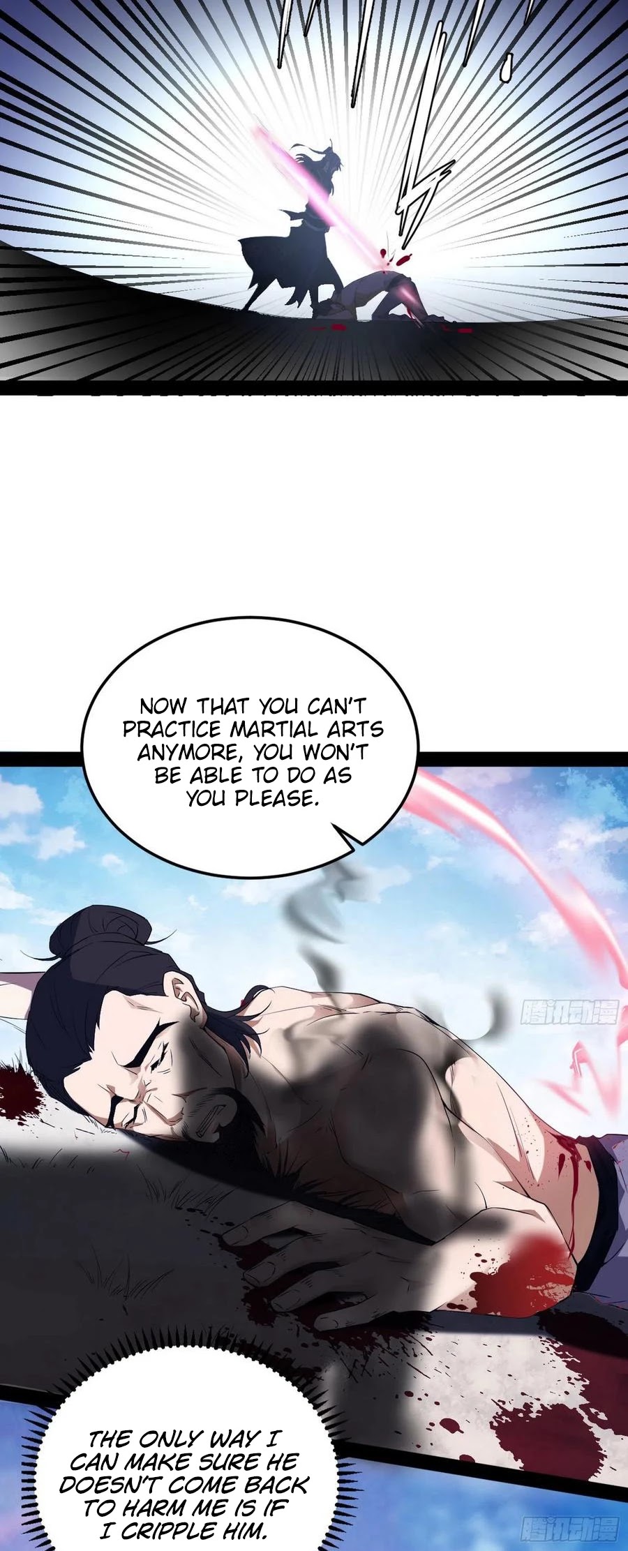 I'm an Evil God Chapter 112 page 33 - Chapter 112: I'll beat you up