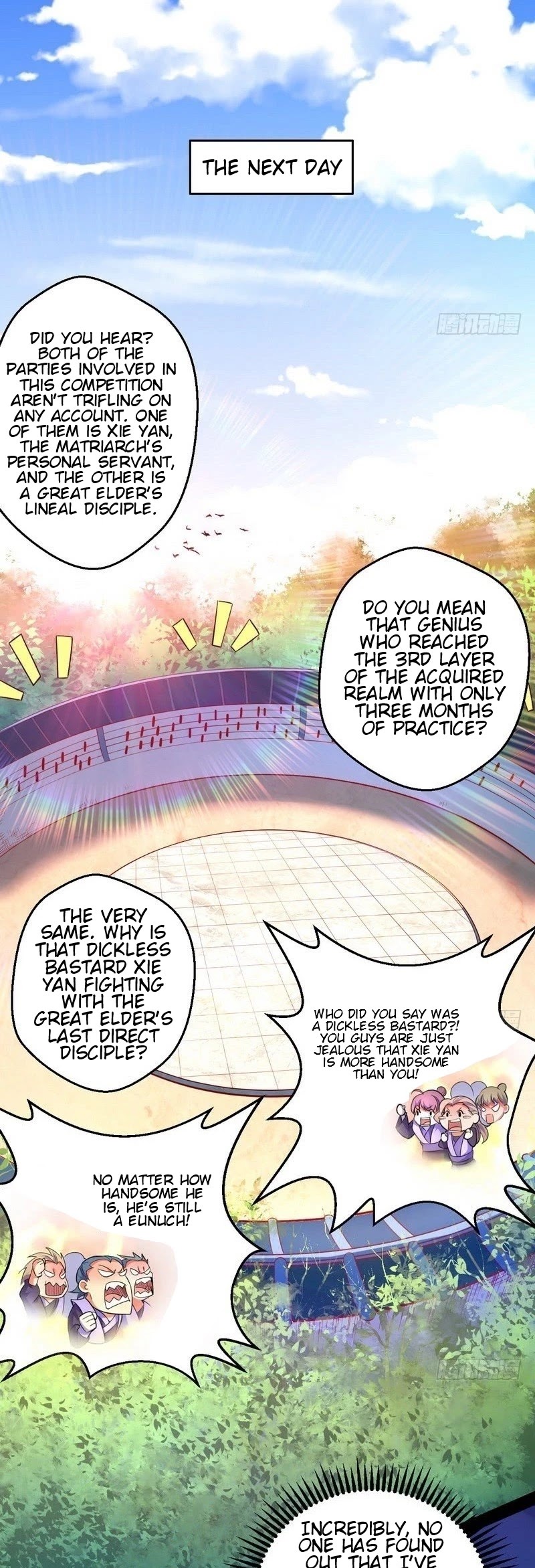 I'm an Evil God Chapter 15 page 3 - Chapter 15: How Exciting, I Want To Get A Thrashing