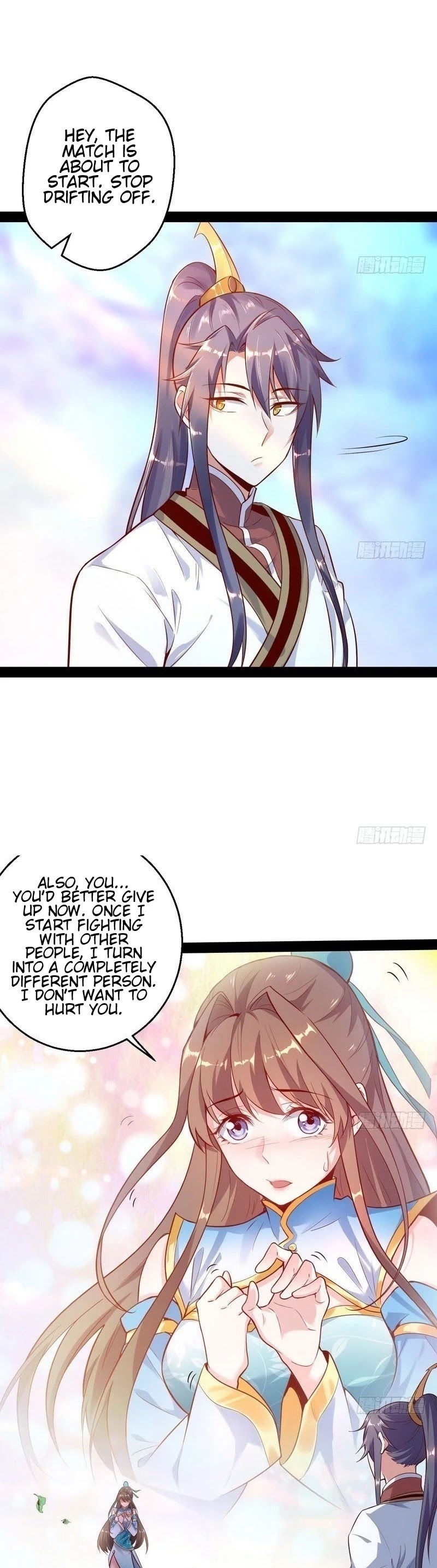 I'm an Evil God Chapter 15 page 5 - Chapter 15: How Exciting, I Want To Get A Thrashing