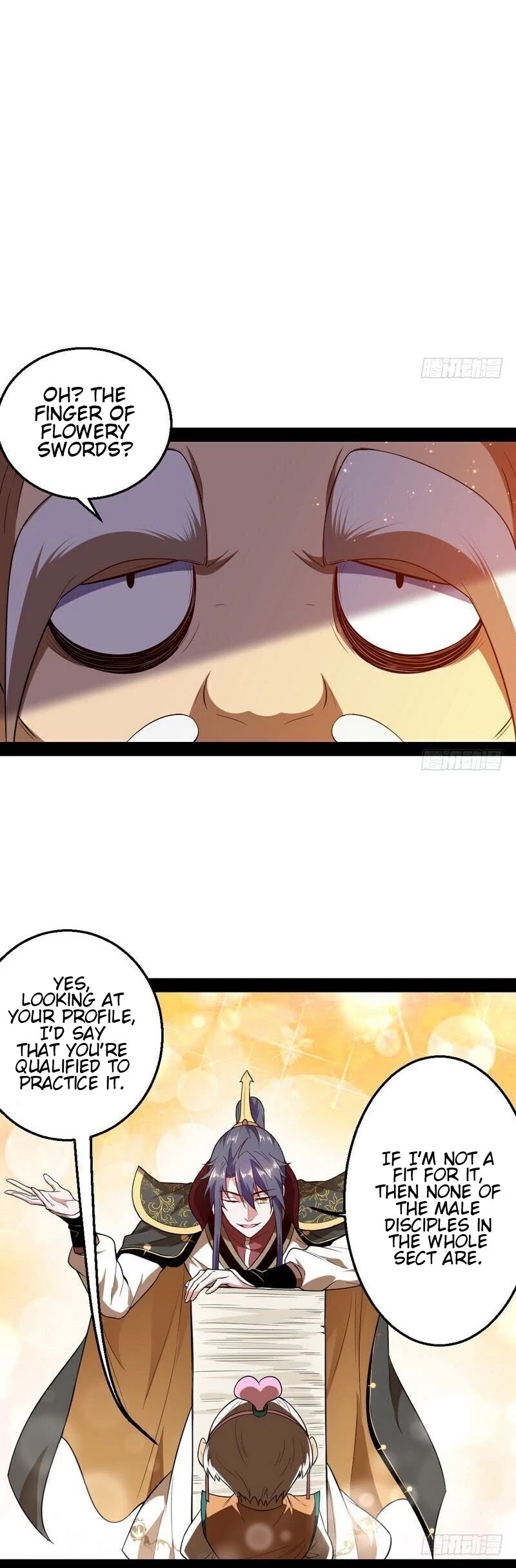 I'm an Evil God Chapter 25 page 11 - Chapter 25: The Finger Of Flowery Swords