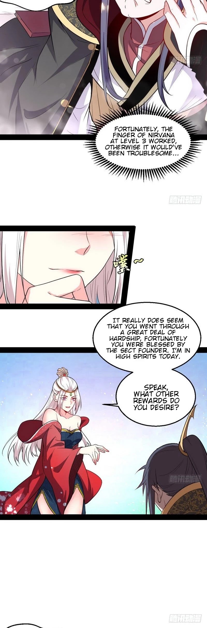 I'm an Evil God Chapter 25 page 22 - Chapter 25: The Finger Of Flowery Swords