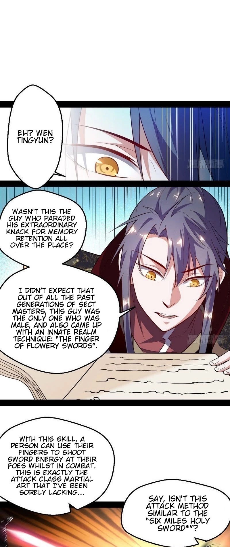 I'm an Evil God Chapter 25 page 7 - Chapter 25: The Finger Of Flowery Swords
