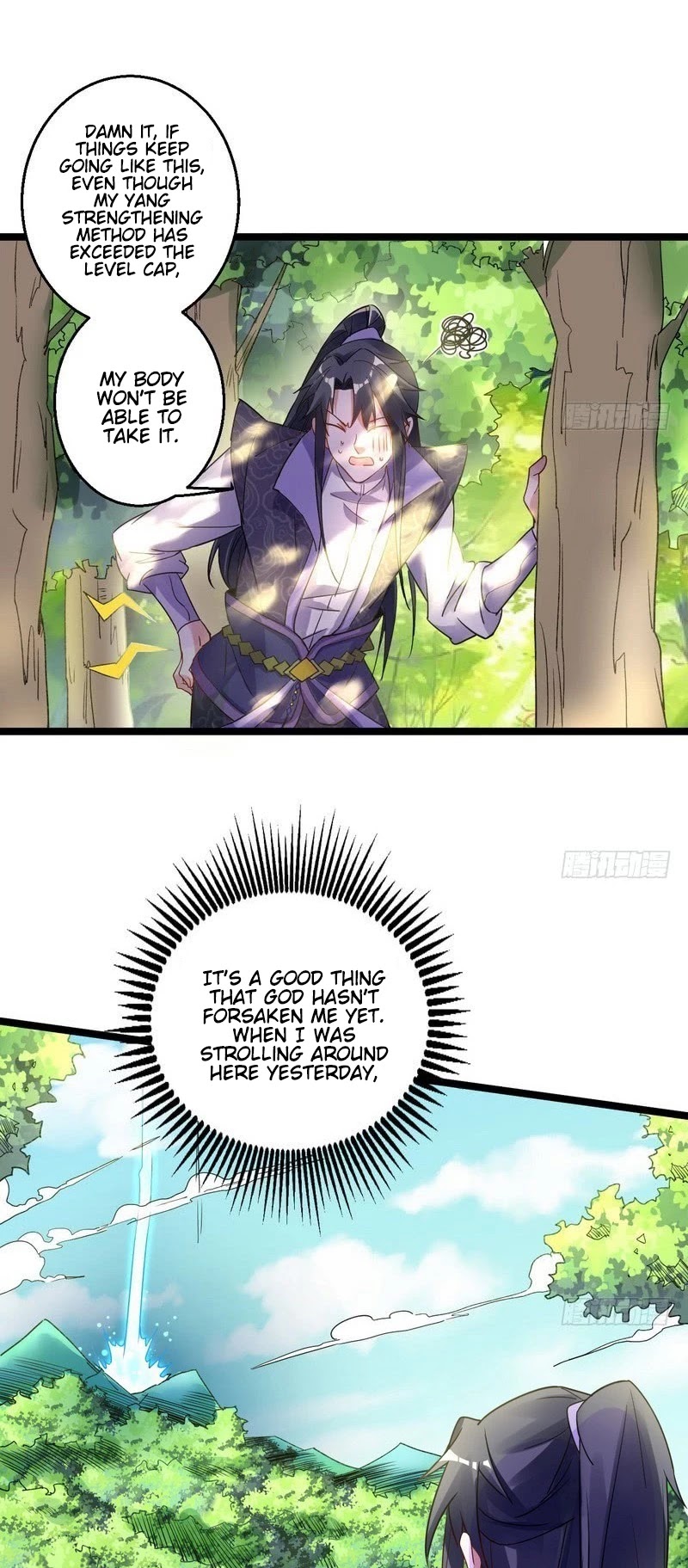 I'm an Evil God Chapter 3 page 21 - Chapter 3: This Bitch Is Too Intense! I Can't Take It!