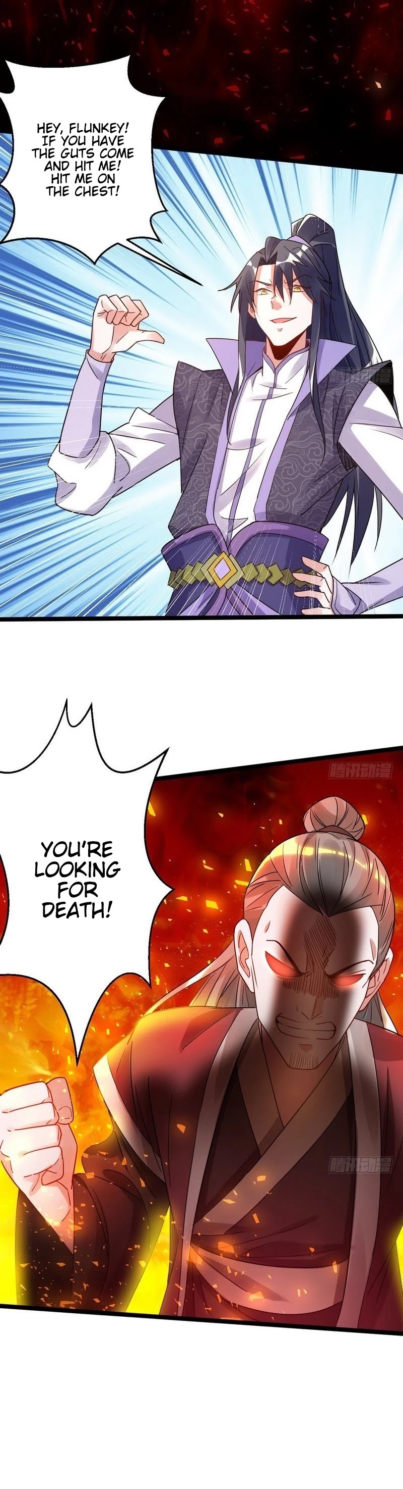 I'm an Evil God Chapter 3 page 38 - Chapter 3: This Bitch Is Too Intense! I Can't Take It!