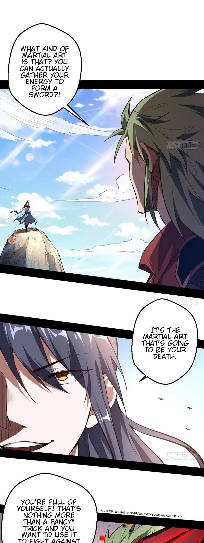 I'm an Evil God Chapter 36 page 11 - Chapter 36: Good Point, But It's Pointless