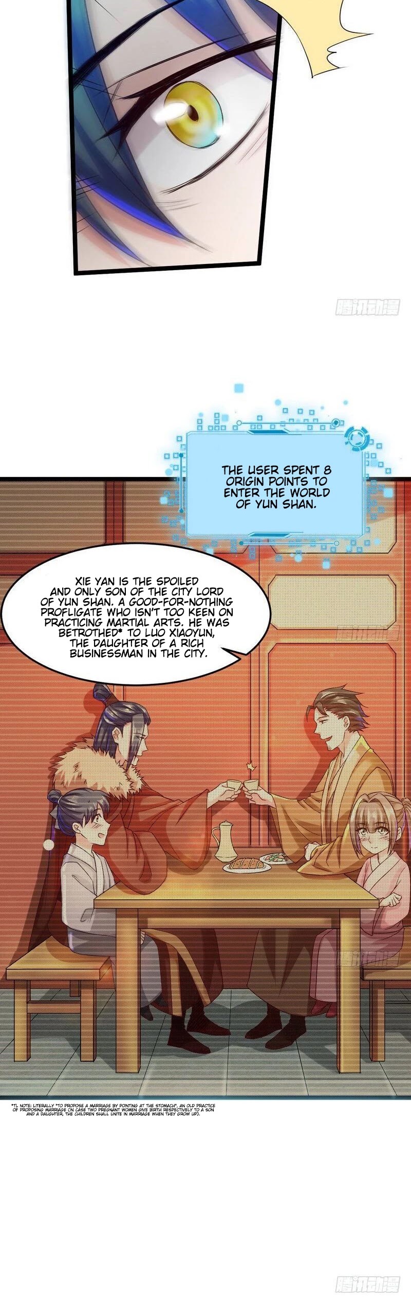 I'm an Evil God Chapter 4 page 22 - Chapter 4: In My Second Crossing, I Became The Villain