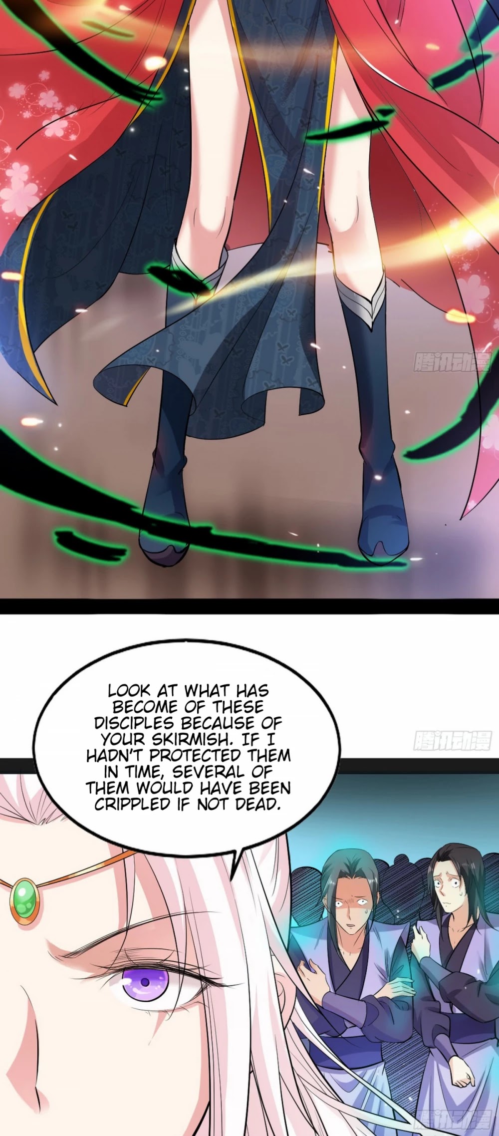 I'm an Evil God Chapter 47 page 28 - Chapter 47: There's A Fight