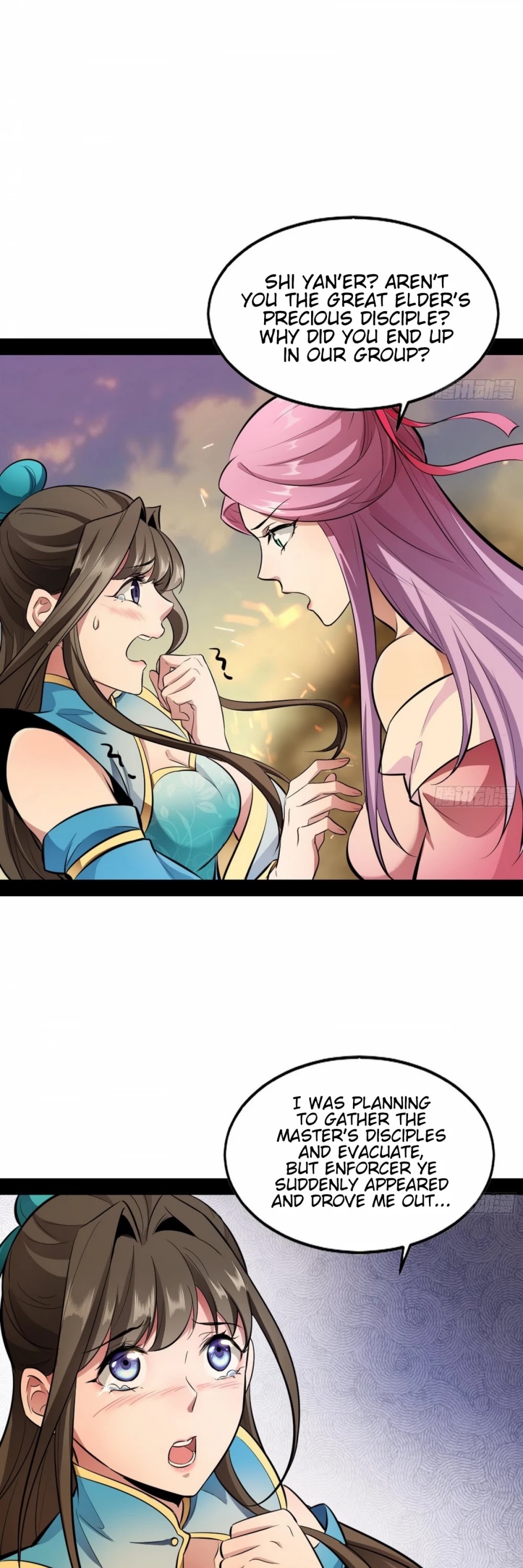 I'm an Evil God Chapter 47 page 49 - Chapter 47: There's A Fight