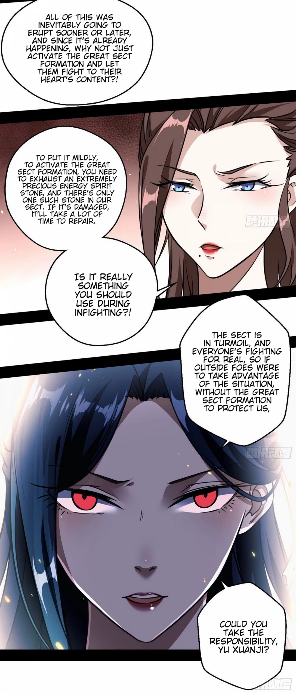 I'm an Evil God Chapter 49 page 5 - Chapter 49: Husband And Wife Are Just Like Birds Of The Same Flock, Each Flies Their Separate Ways When Disaster Strikes