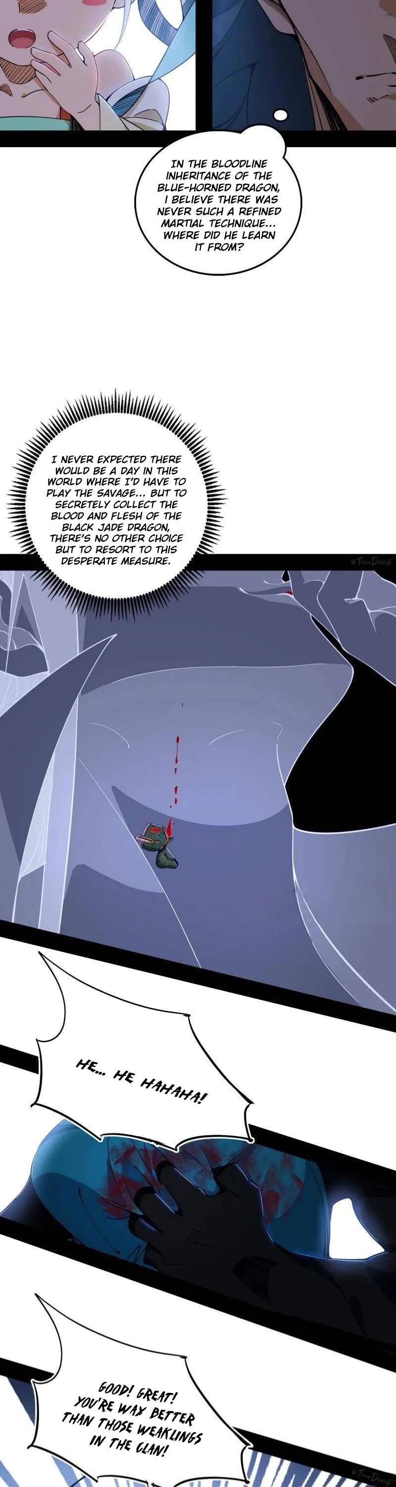 I'm an Evil God Chapter 518 page 8 - Chapter 518: The Bloodthirsty and Twisted Blue-Horned Dragon