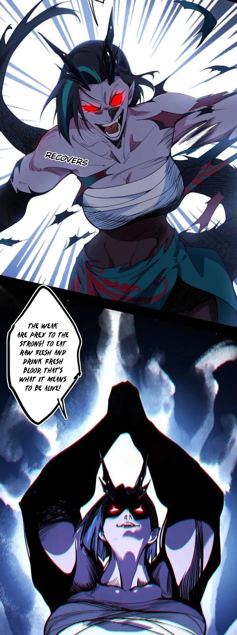 I'm an Evil God Chapter 518 page 9 - Chapter 518: The Bloodthirsty and Twisted Blue-Horned Dragon