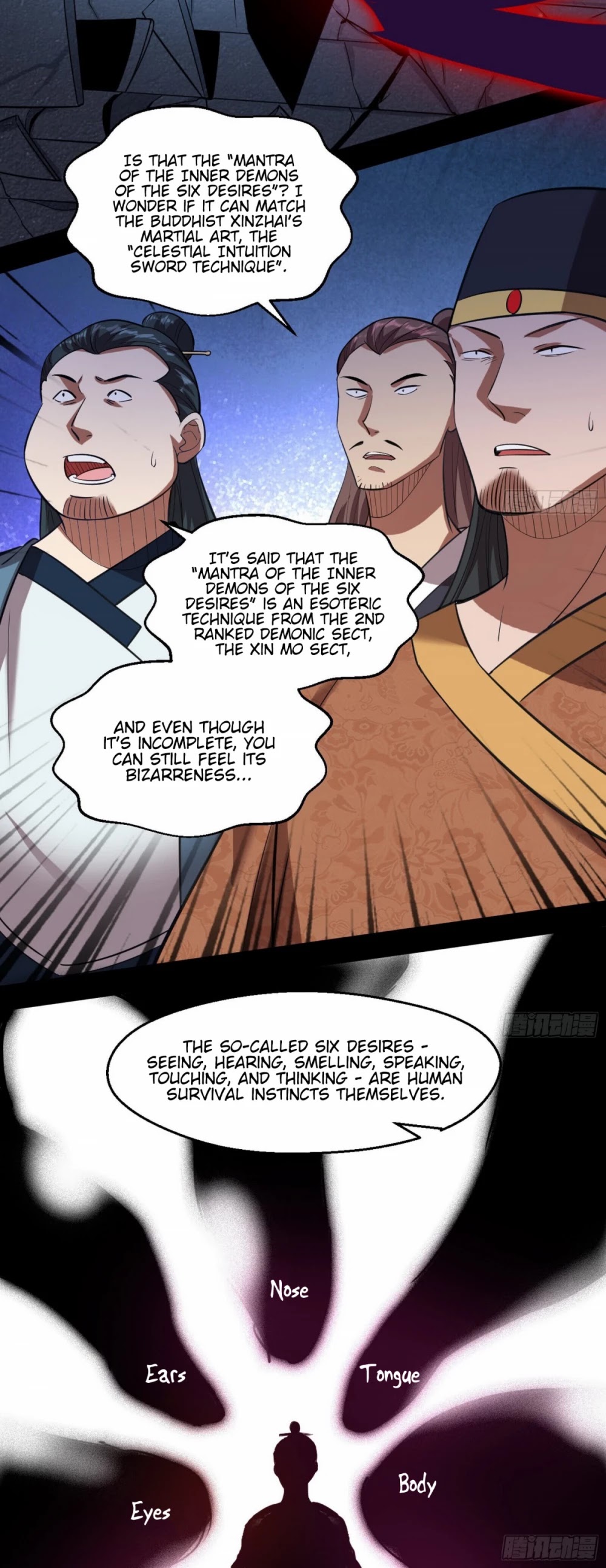I'm an Evil God Chapter 58 page 30 - Chapter 58: Mantra Of The Inner Demons Of The Six Desires