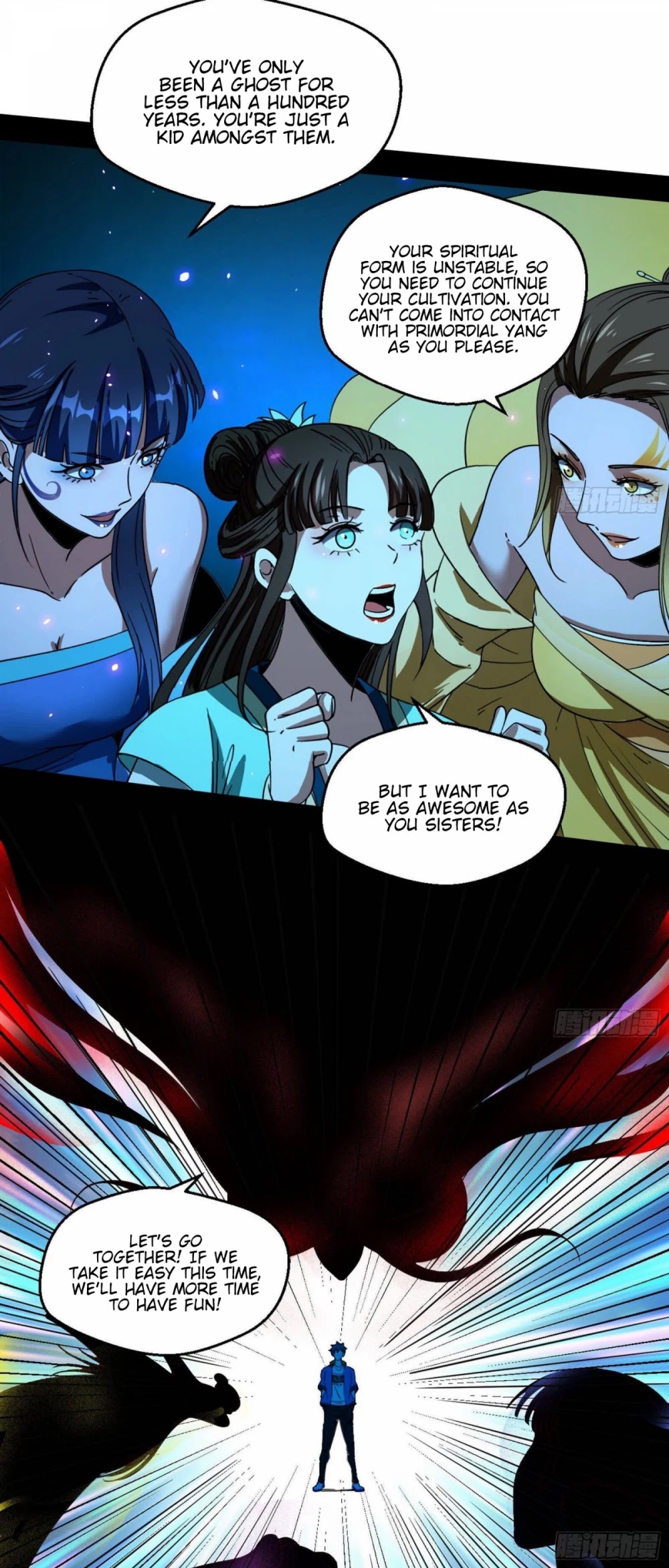 I'm an Evil God Chapter 66 page 35 - Chapter 66: Physically Fight Against Ghosts
