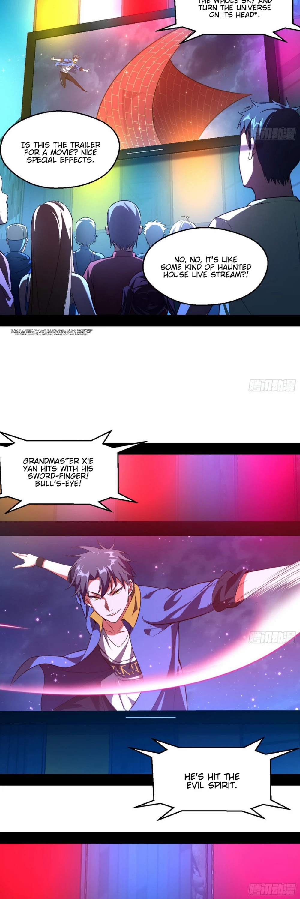 I'm an Evil God Chapter 68 page 10 - Chapter 68: You Touched My People?! Disappear!