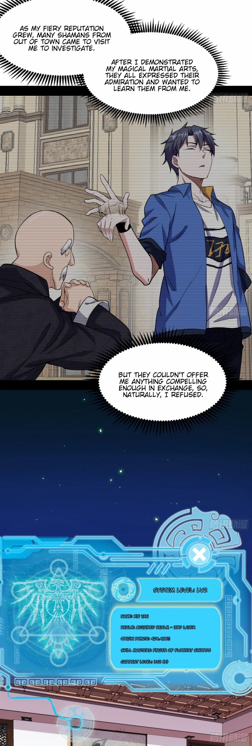 I'm an Evil God Chapter 68 page 20 - Chapter 68: You Touched My People?! Disappear!