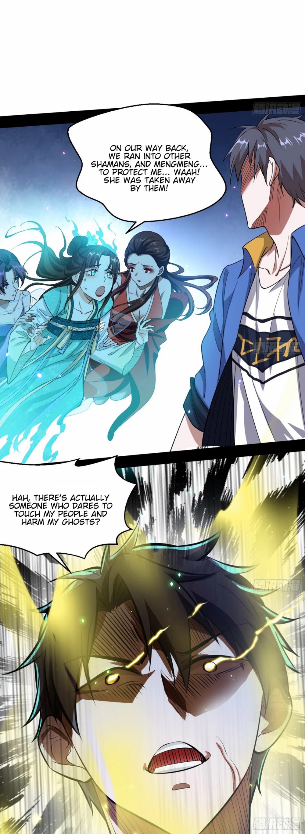 I'm an Evil God Chapter 68 page 28 - Chapter 68: You Touched My People?! Disappear!