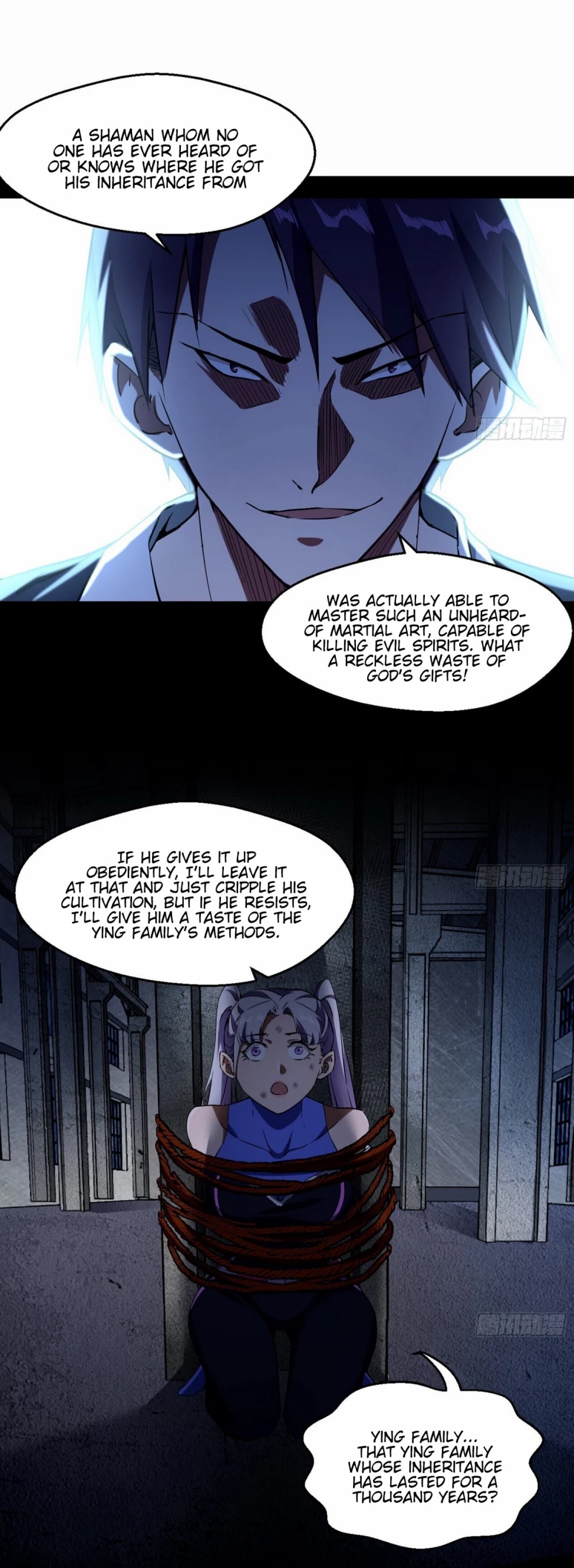 I'm an Evil God Chapter 68 page 33 - Chapter 68: You Touched My People?! Disappear!