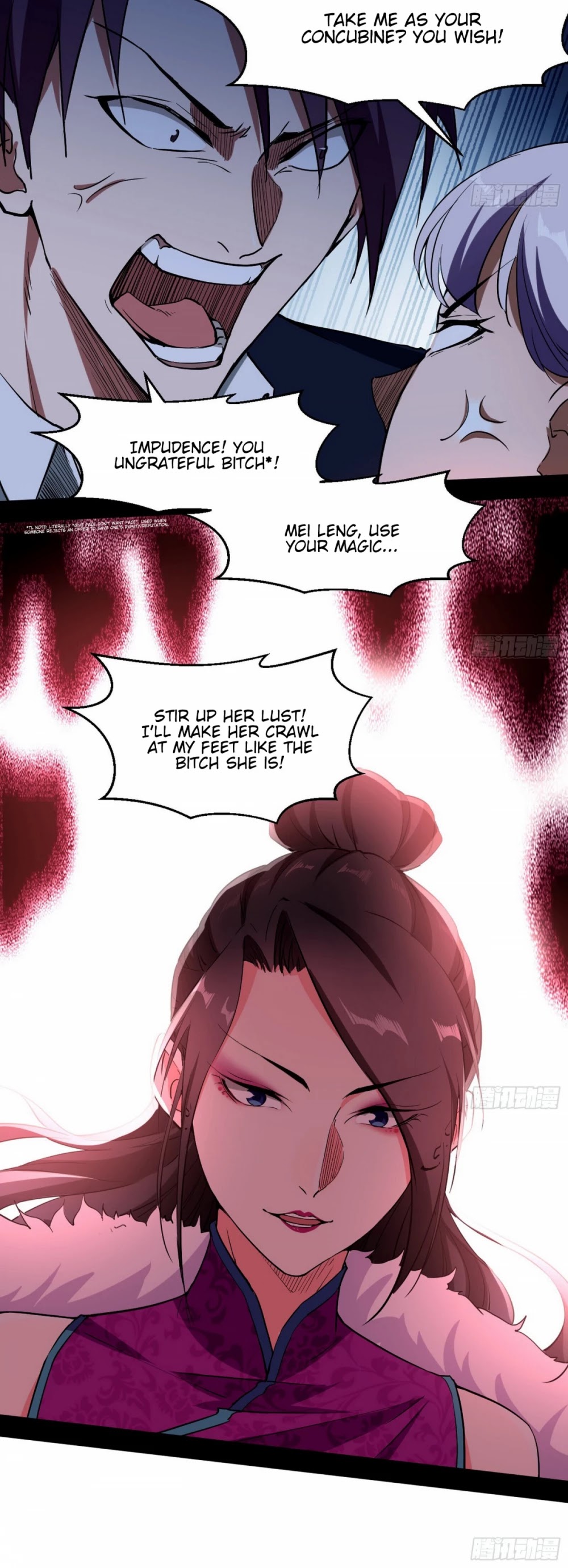 I'm an Evil God Chapter 68 page 36 - Chapter 68: You Touched My People?! Disappear!