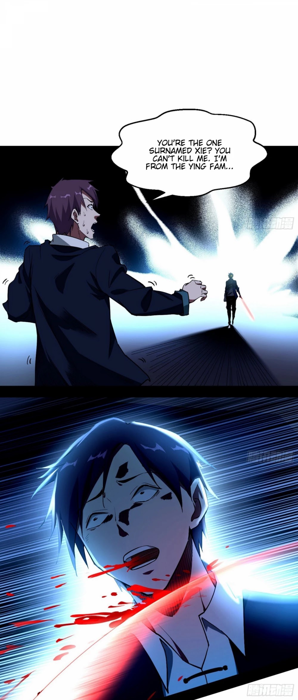 I'm an Evil God Chapter 68 page 44 - Chapter 68: You Touched My People?! Disappear!