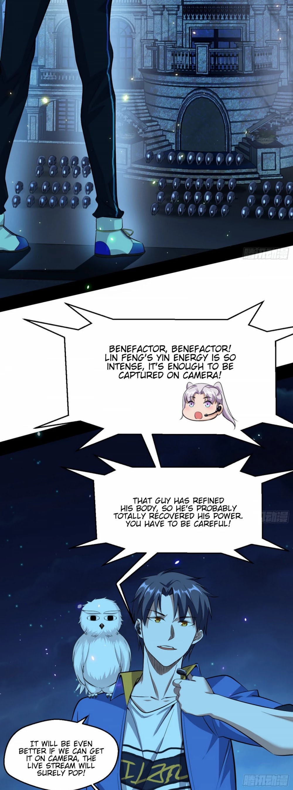 I'm an Evil God Chapter 70 page 4 - Chapter 70: Battling The Ghost King On Live Stream