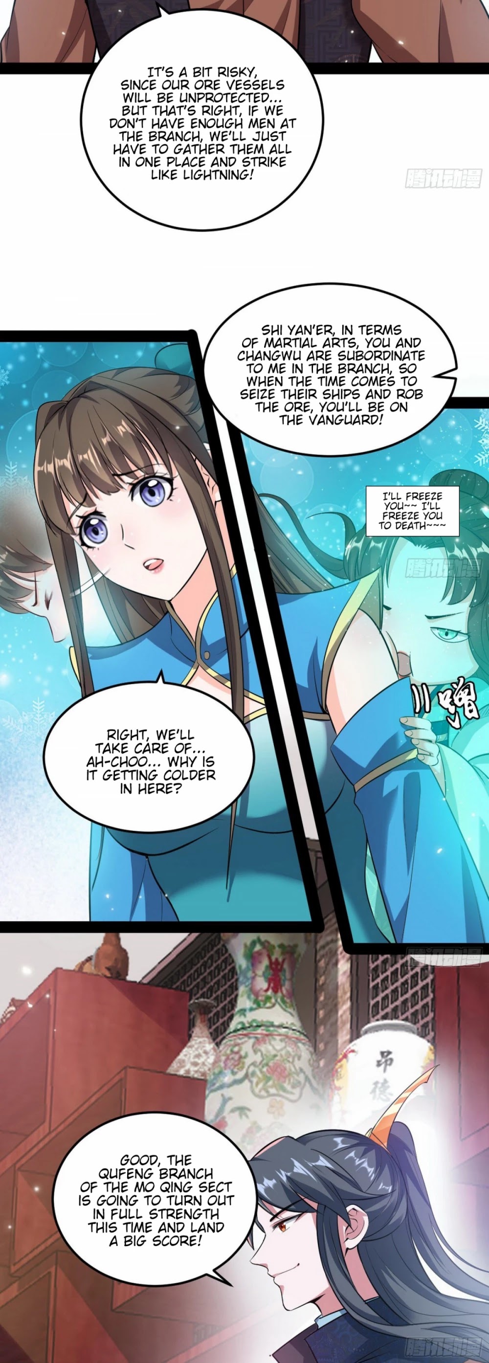 I'm an Evil God Chapter 78 page 8 - Chapter 78: Burglarizing Each Other's Bases