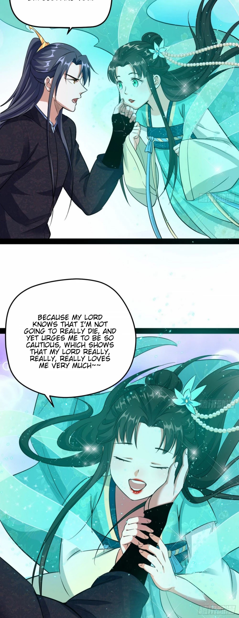 I'm an Evil God Chapter 84 page 10 - Chapter 84: The Temptress, Qin Xinci, Flirts With The Lovely Ghost Damsel