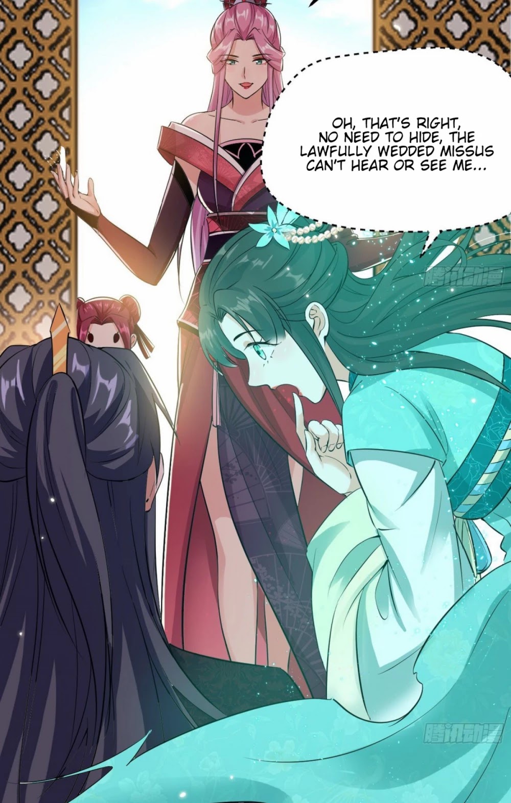 I'm an Evil God Chapter 84 page 14 - Chapter 84: The Temptress, Qin Xinci, Flirts With The Lovely Ghost Damsel