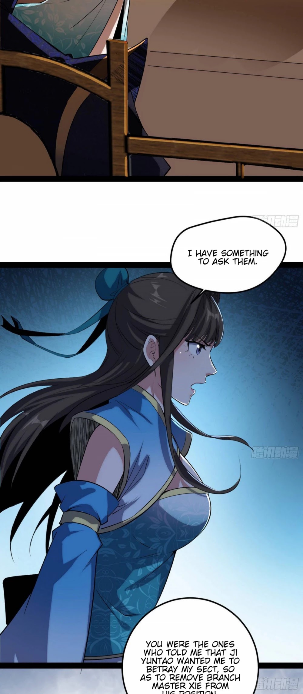 I'm an Evil God Chapter 84 page 36 - Chapter 84: The Temptress, Qin Xinci, Flirts With The Lovely Ghost Damsel