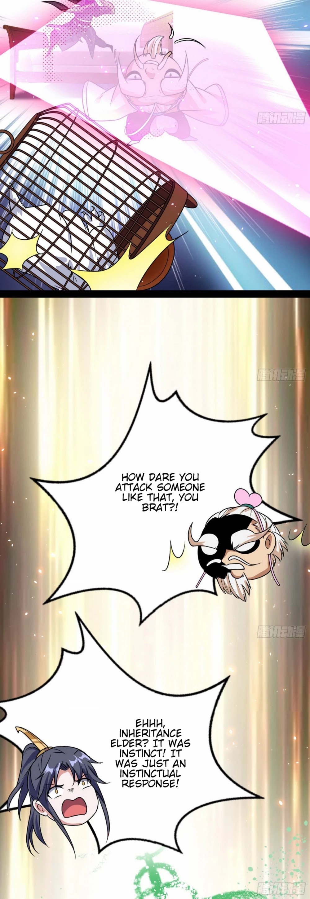 I'm an Evil God Chapter 86 page 42 - Chapter 86: The Startling Rainbow Escape And The Wordless Scripture