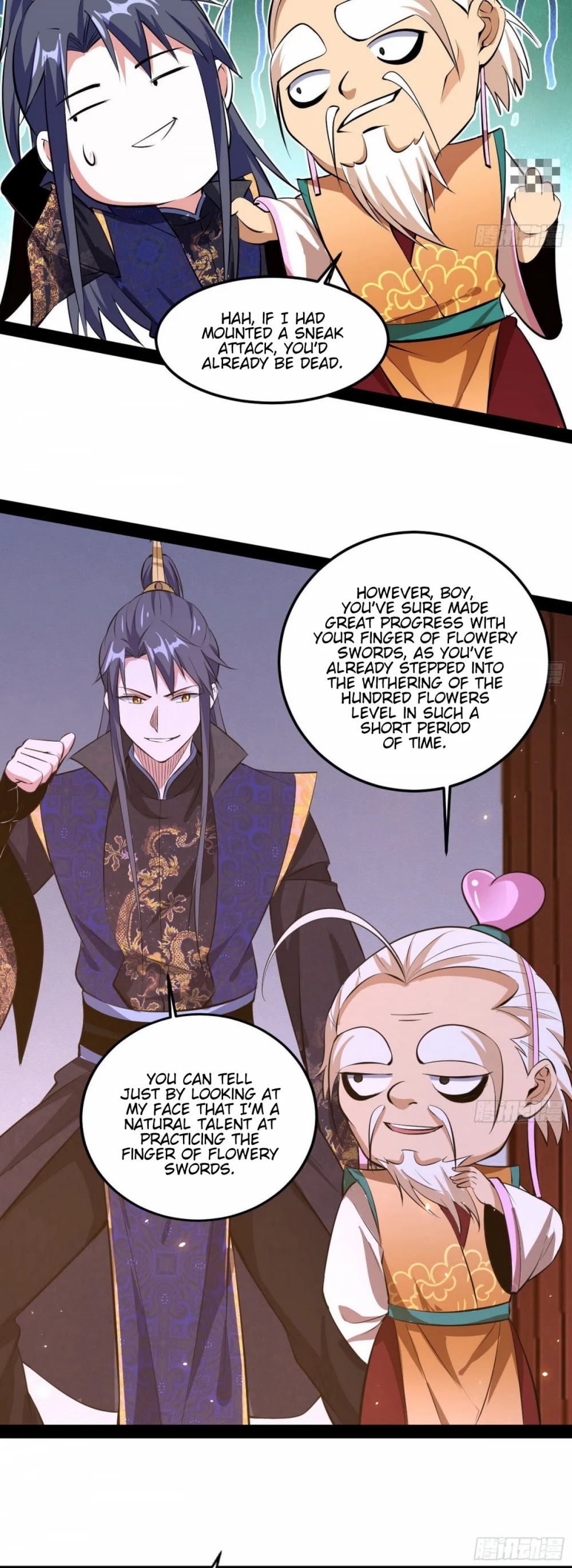 I'm an Evil God Chapter 86 page 44 - Chapter 86: The Startling Rainbow Escape And The Wordless Scripture