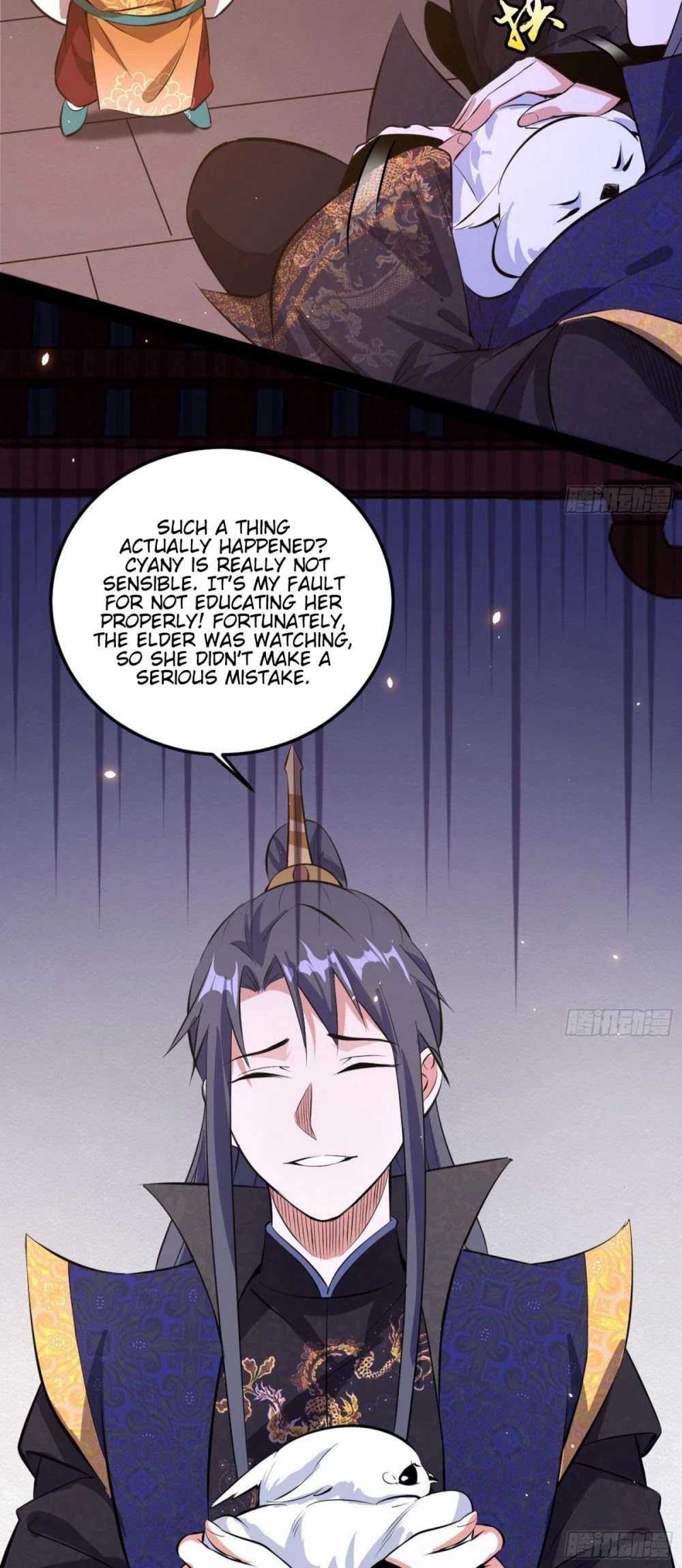 I'm an Evil God Chapter 86 page 46 - Chapter 86: The Startling Rainbow Escape And The Wordless Scripture