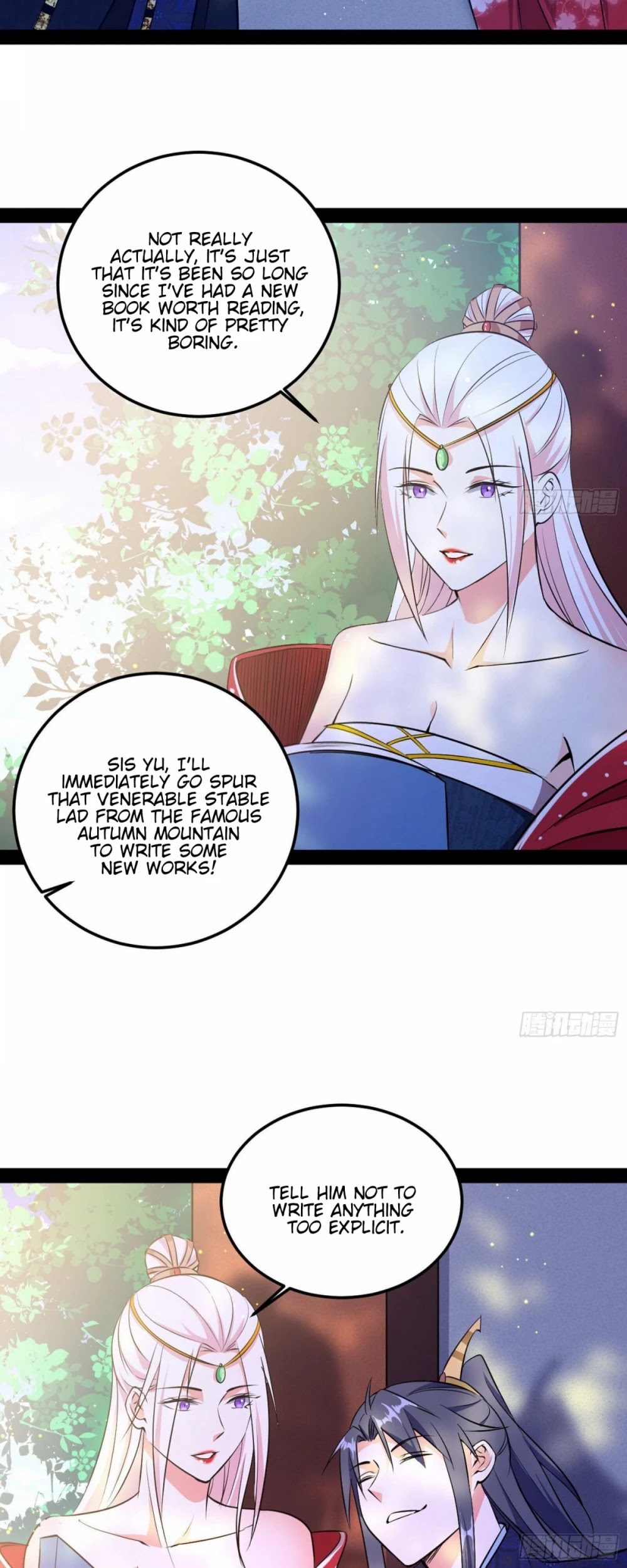 I'm an Evil God Chapter 86 page 5 - Chapter 86: The Startling Rainbow Escape And The Wordless Scripture