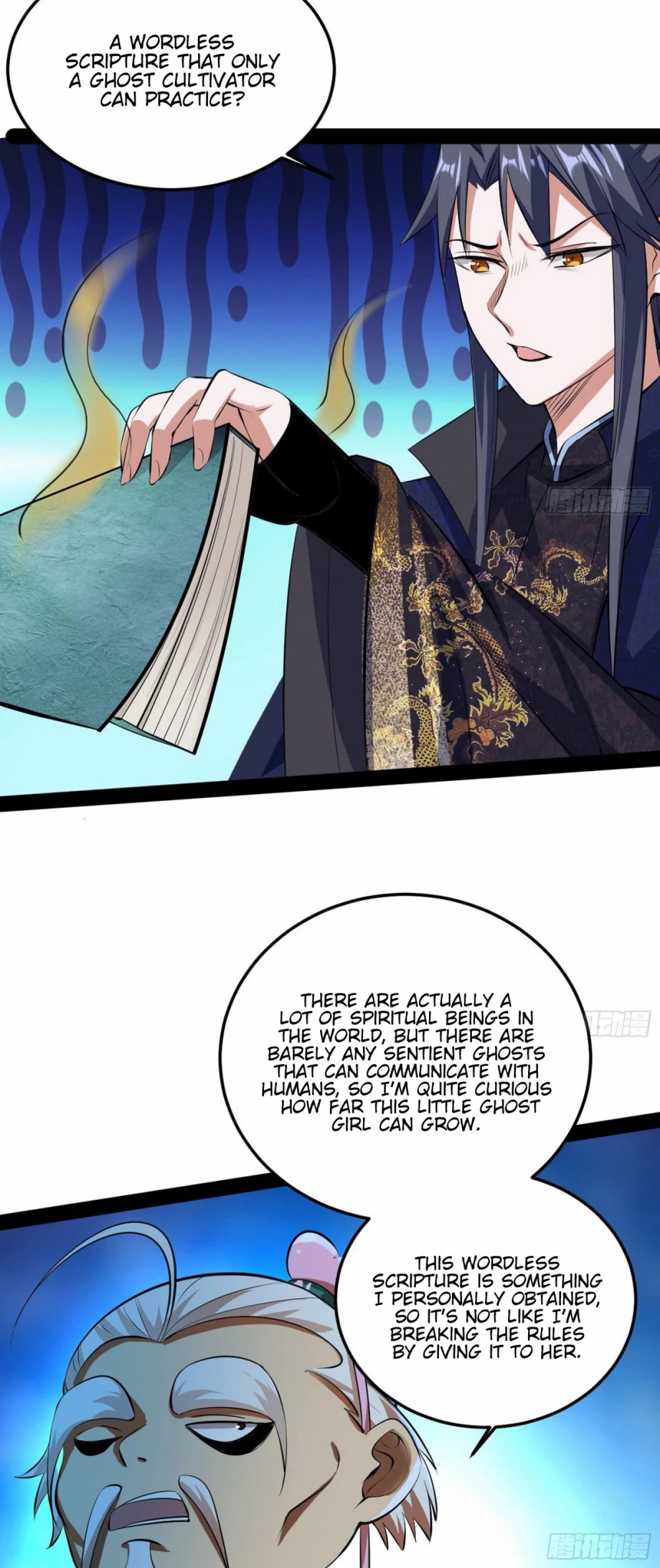 I'm an Evil God Chapter 86 page 50 - Chapter 86: The Startling Rainbow Escape And The Wordless Scripture