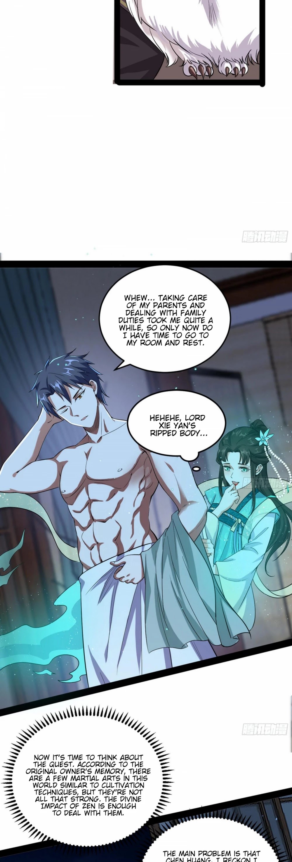 I'm an Evil God Chapter 95 page 27 - Chapter 95: The Pros And Cons Of The Despised By Gods And Demons Alike