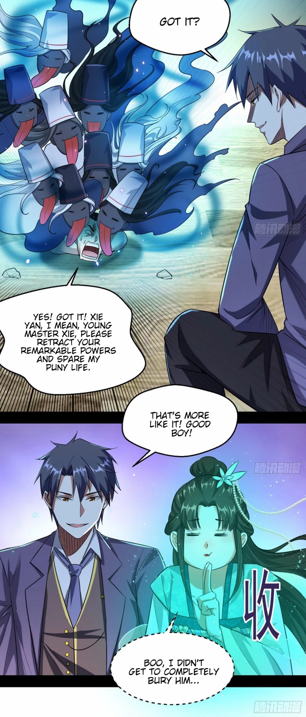 I'm an Evil God Chapter 96 page 34 - Chapter 96: Face Slap Frenzy