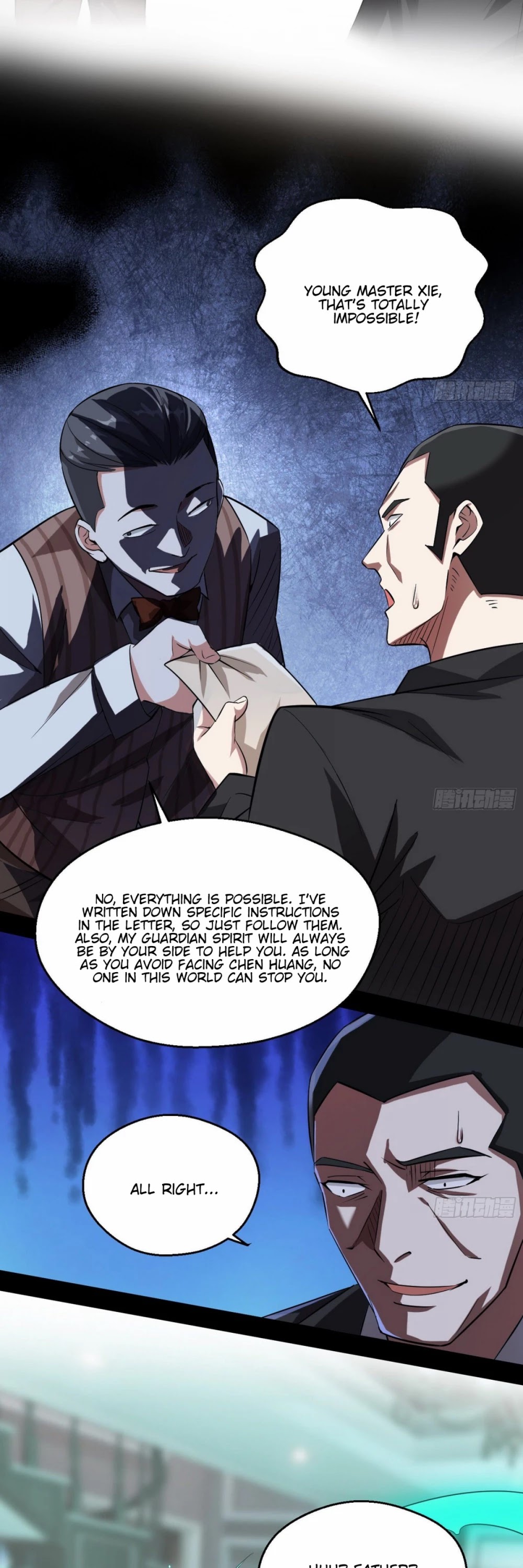 I'm an Evil God Chapter 97 page 37 - Chapter 97: Flirting With Cyany