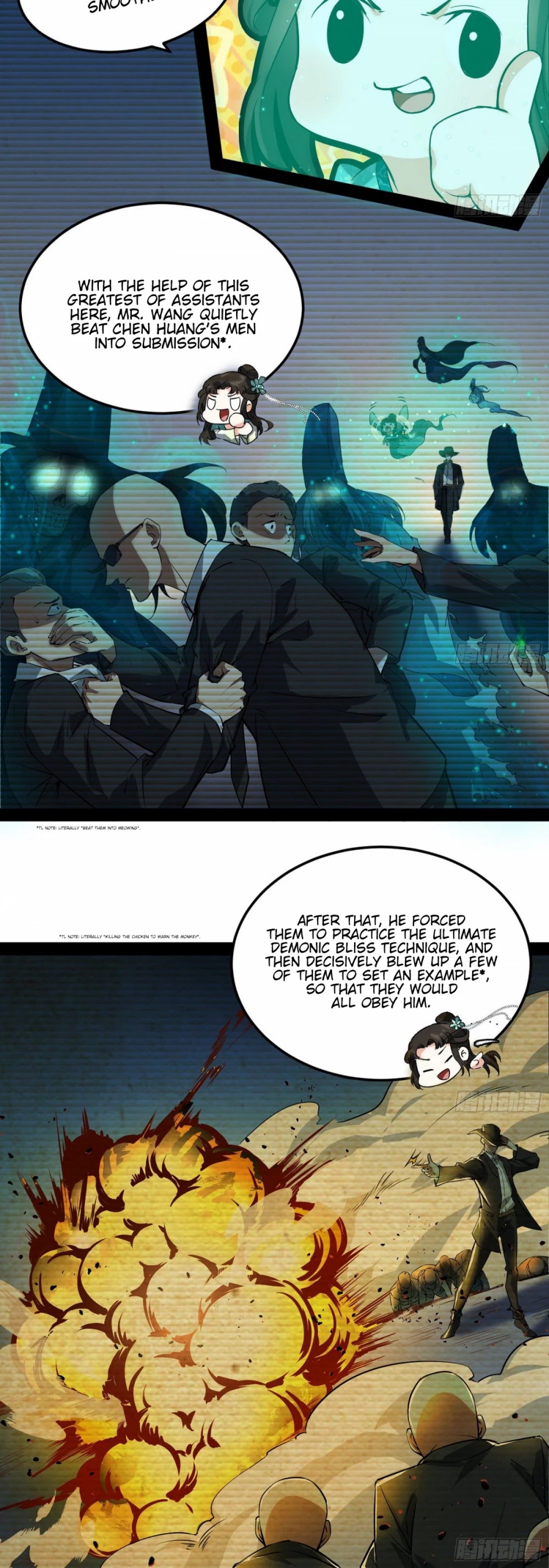 I'm an Evil God Chapter 98 page 4 - Chapter 98: I’ve Reached The Entry-level Of The 8 Difficulties Demonic Technique