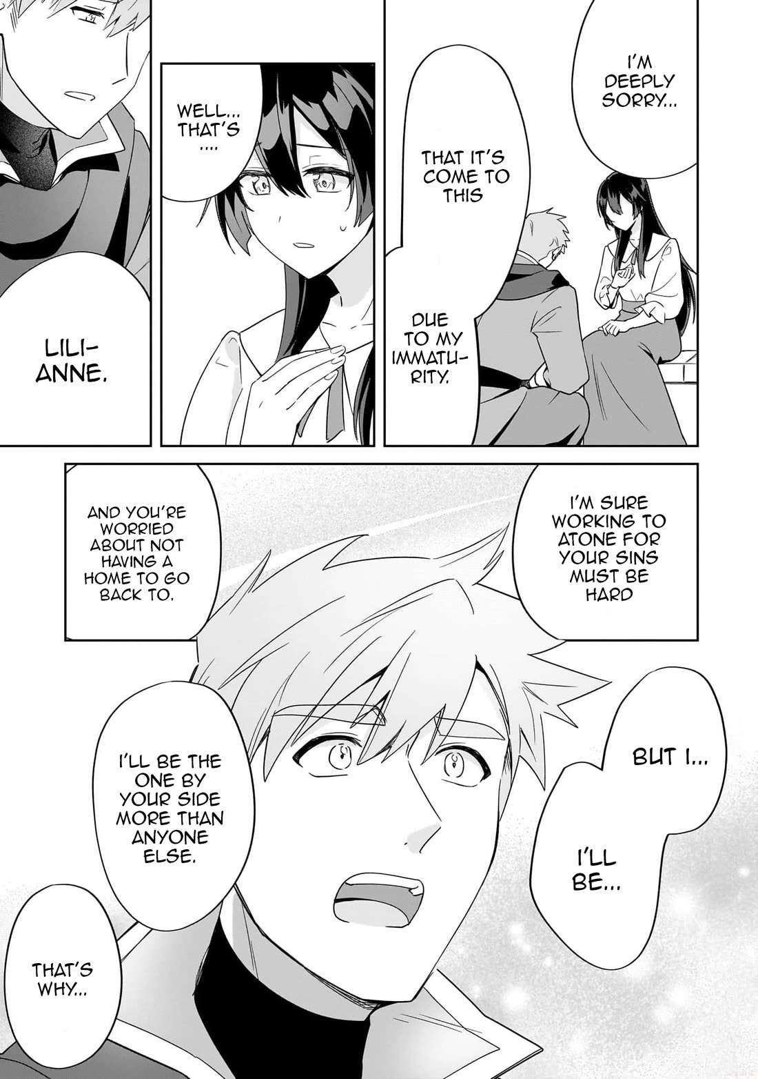 I'm an Unfashionable Lady, but When I Helped a Villainous Young Lord He Ended up Liking Me Chapter 19 page 15 - Chapter 19: The Unfashionable Lady and the Moving Black Shadow