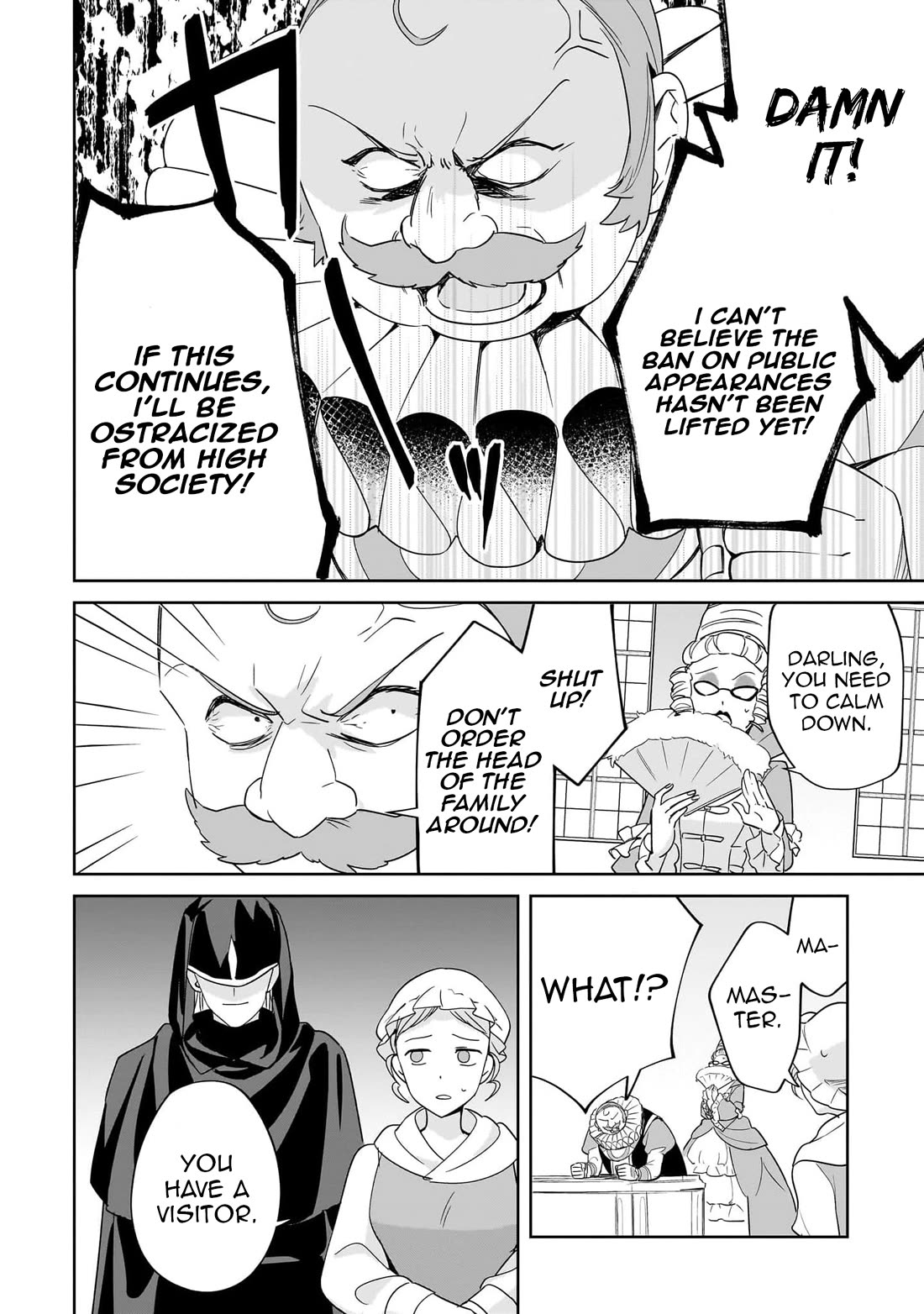 I'm an Unfashionable Lady, but When I Helped a Villainous Young Lord He Ended up Liking Me Chapter 19 page 20 - Chapter 19: The Unfashionable Lady and the Moving Black Shadow