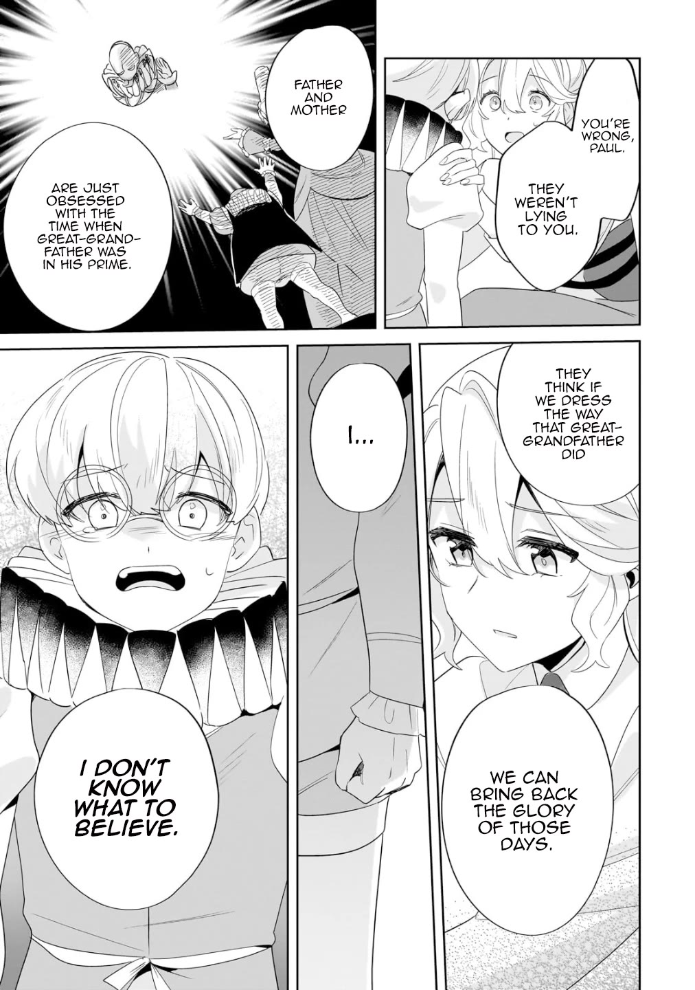 I'm an Unfashionable Lady, but When I Helped a Villainous Young Lord He Ended up Liking Me Chapter 21 page 11 - Chapter 21: Unfashionable Lady and Little Brother’s - Escape Plan