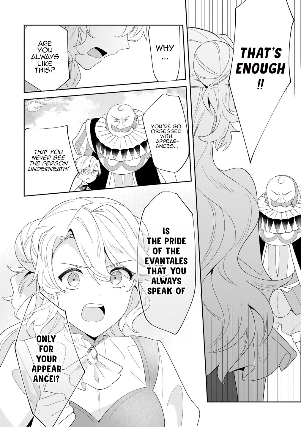 I'm an Unfashionable Lady, but When I Helped a Villainous Young Lord He Ended up Liking Me Chapter 22 page 22 - Chapter 22: The Evantale Family Raid and the Unfashionable Lady