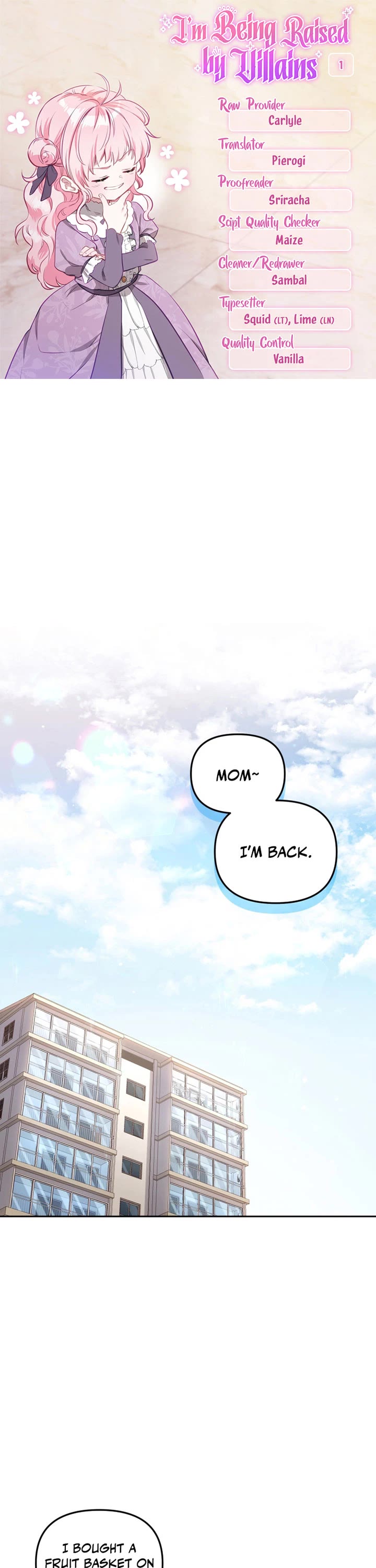 I'm Being Raised by Villains Chapter 1 page 1 - Chapter 1