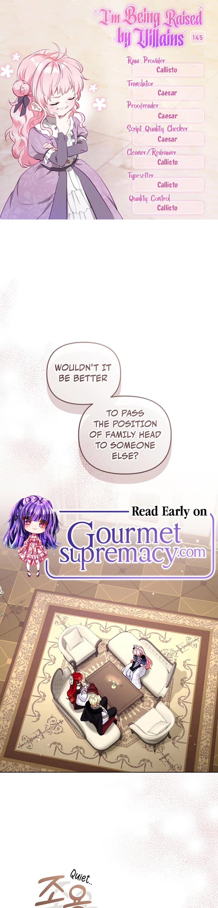 I'm Being Raised by Villains Chapter 145 page 1 - Chapter 145
