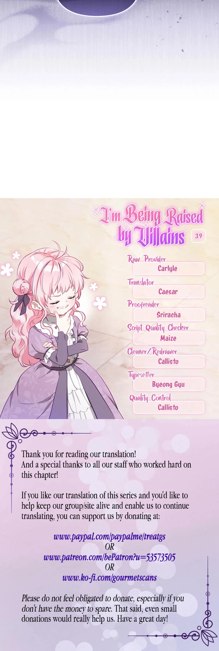 I'm Being Raised by Villains Chapter 39 page 40 - Chapter 39