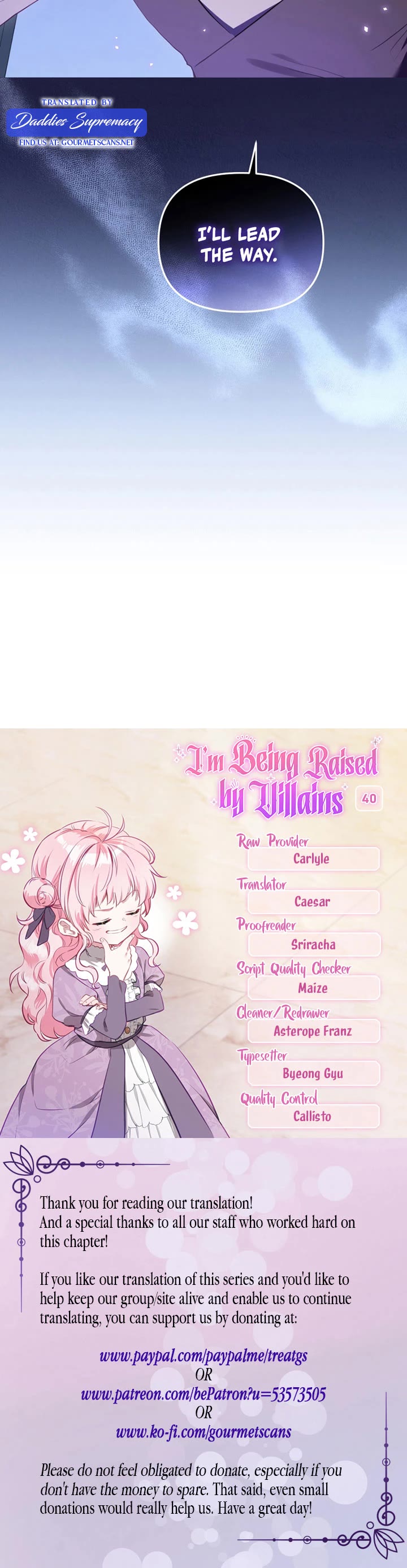 I'm Being Raised by Villains Chapter 40 page 36 - Chapter 40