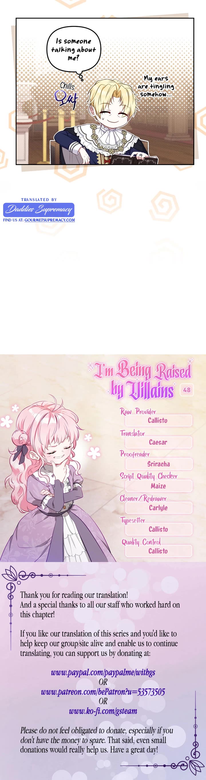 I'm Being Raised by Villains Chapter 48 page 42 - Chapter 48