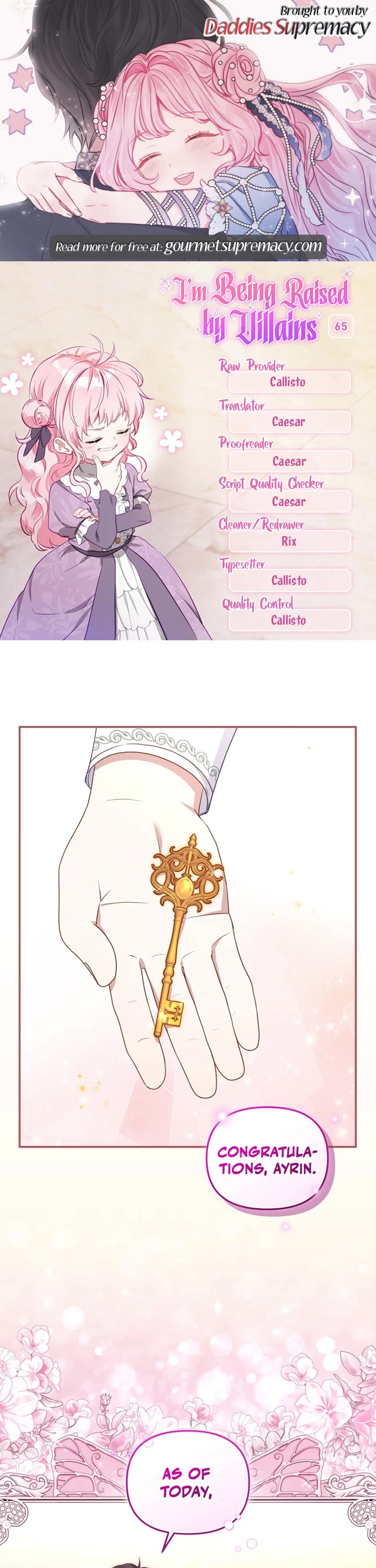 I'm Being Raised by Villains Chapter 65 page 1 - Chapter 65